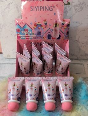 SIYIPING Pink Scented Hand Cream Tubes - Bundle Of 4
